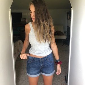 Boyfriend denim short